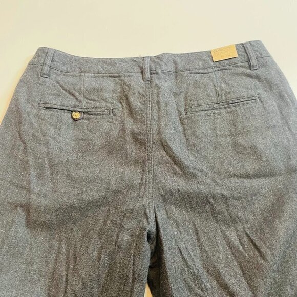 NWT Faherty Rory Pant Trouser Tweed Grey Charcoal Tailored Straight Wide Leg XXL - Picture 6 of 14